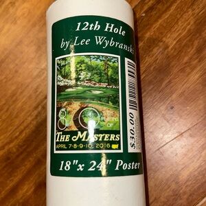 80th playing of The Master’s poster